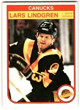 Lars Lindgren 1982-83 O-Pee-Chee #349 Vancouver Canucks