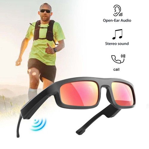 M8 PRO 5.3 Smart Bluetooth Glasses Bone Conduction Outdoor Polarized Sunglasses - Picture 2 of 8