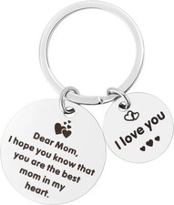 Mother s Day Gifts Best Mom Ever Keychain Perfect Gifts from Daughter Son