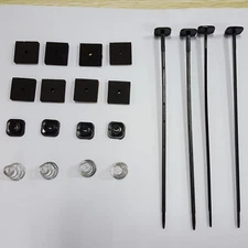 Universal Radiator Electric Cooling Fan Mounting Kit Strap Ties