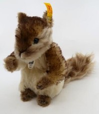 Vintage Steiff 070969 Kecki the Chipmunk Rare Plush Animal 6" Tall