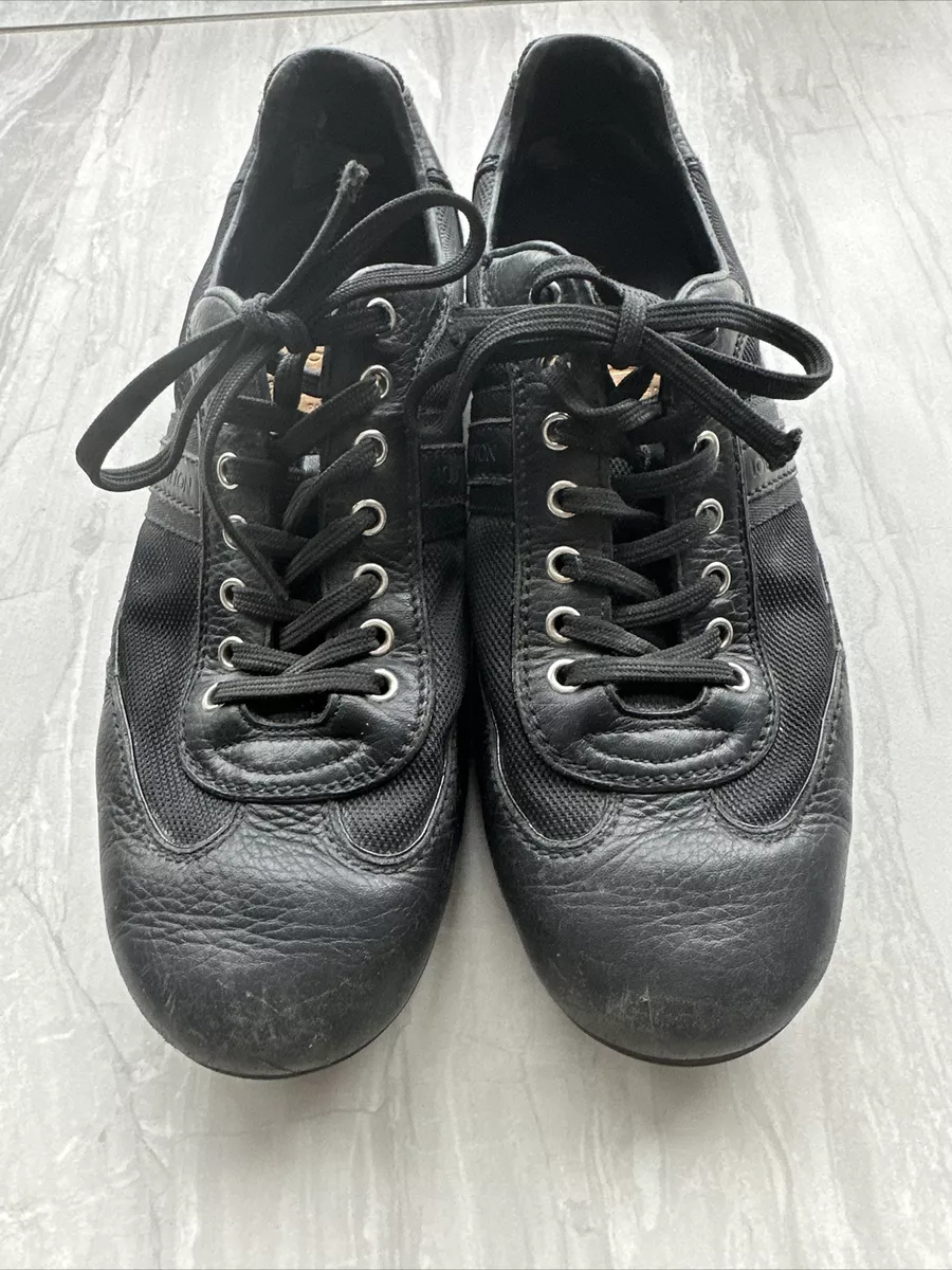 Louis vuitton mens black trainers sale