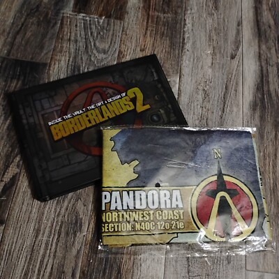 Borderlands 2 loot chest art book & cloth map
