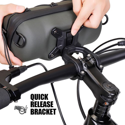 WILDMAN MTB Road Bike Handlebar Bag Folding Bike EVA Hard Shell Head Bag - Bild 6 von 10