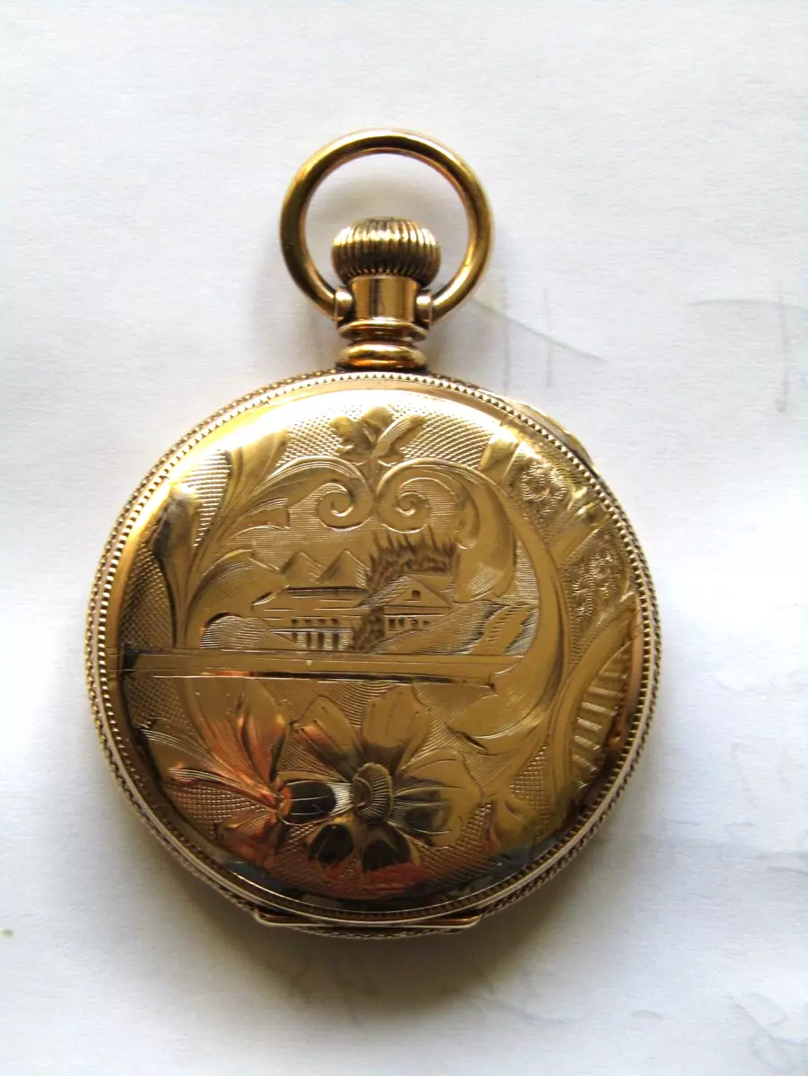 Antique 6s 14K Gold New York Standard Pocket Watch 1892 Serial