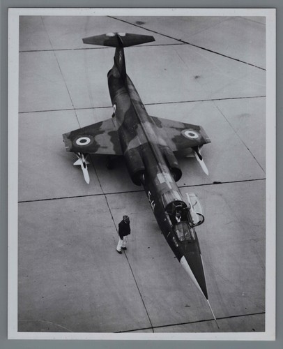 LOCKHEED F-104S STARFIGHTER ITALIAN AIR FORCE ORIGINAL 1967 MANUFACTURERS PHOTO