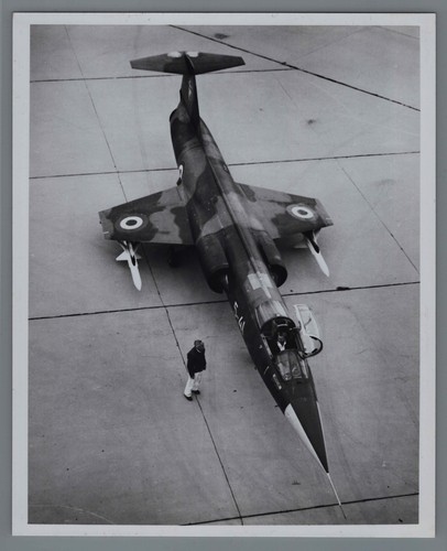 PHOTO ORIGINALE DU FABRICANT LOCKHEED F-104S STARFIGHTER ARMÉE ITALIENNE 1967 - Photo 1/2