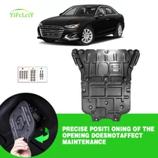 2Pcs For Audi A4 2017-2024 Under Engine Splash Guards Front Engine Mud Flaps