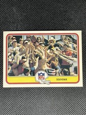 Souvenir 1981 Fleer #82 Football Card Raw
