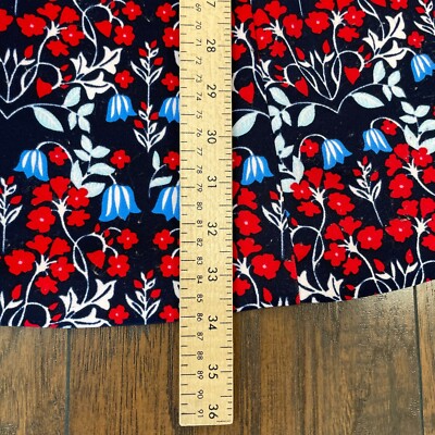 Guess A-Line Dress 4 Blue Red Floral Stretch Sleeveless Women's | eBay