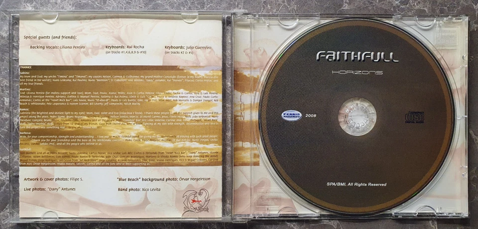 FAITHFULL - Horizons - Ultra Rare Hard/Melodic Rock CD 2008 Def Leppard/Bon Jovi - Bild 3 von 3