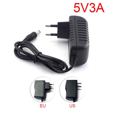 AC DC5V 12V 9V 24V 1A 2A 3A 0,5A Netzteil Adapter US EU Stecker LED Streifen Licht - Bild 12 von 17