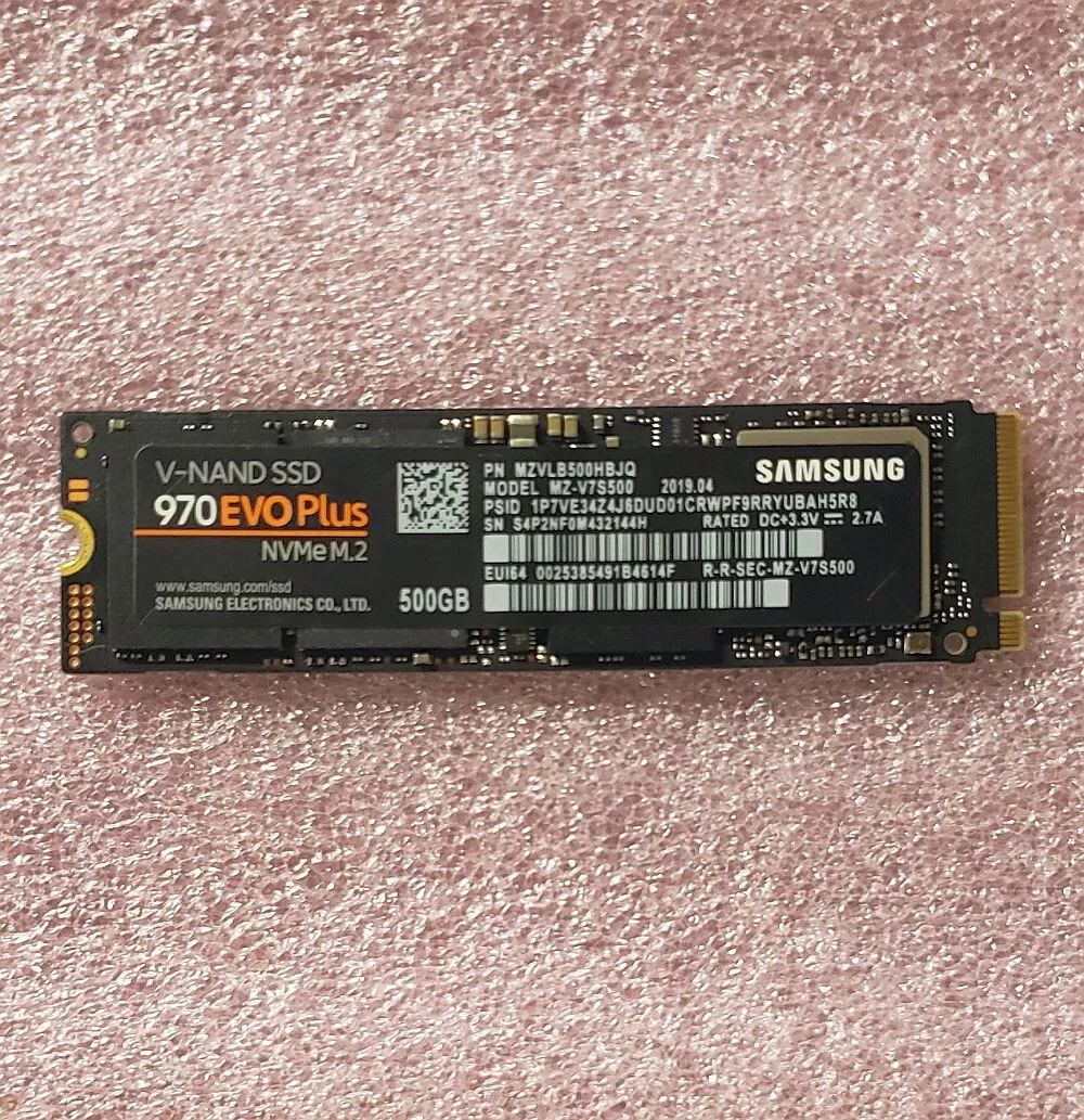 Samsung 970 EVO Plus 500GB NVMe M.2 2280 solid state drive MZ