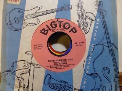 MEL GADSON COMIN DOWN WITH LOVE & I'M GETTING SENTIMENTAL OVER   NEAR MINT   45