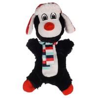 Flamingo Hundespielzeug Pinguine Schwarz 19X9,5X31Cm Mit Squeaker PlüSch