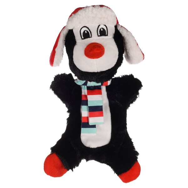 Flamingo Hundespielzeug Pinguine Schwarz 19X9,5X31Cm Mit Squeaker PlüSch-image