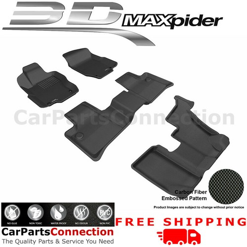 All Weather Floor Mats L1MB01301509 For GLCLASS X164 0712 KAGU Black