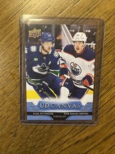2023-24 Upper Deck #C210 Elias Pettersson / Ryan Nugent-Hopkins UD Canvas