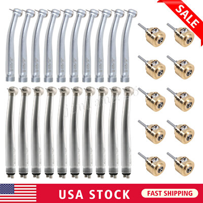 1-10 NSK Pana Max Style Dental High Speed Handpiece Push Button Turbine 2/4Hole