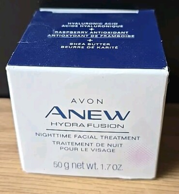 AVON ANEW HYDRA FUSION Nighttime Facial Treatment 1.7 Oz. Brand New SEALED