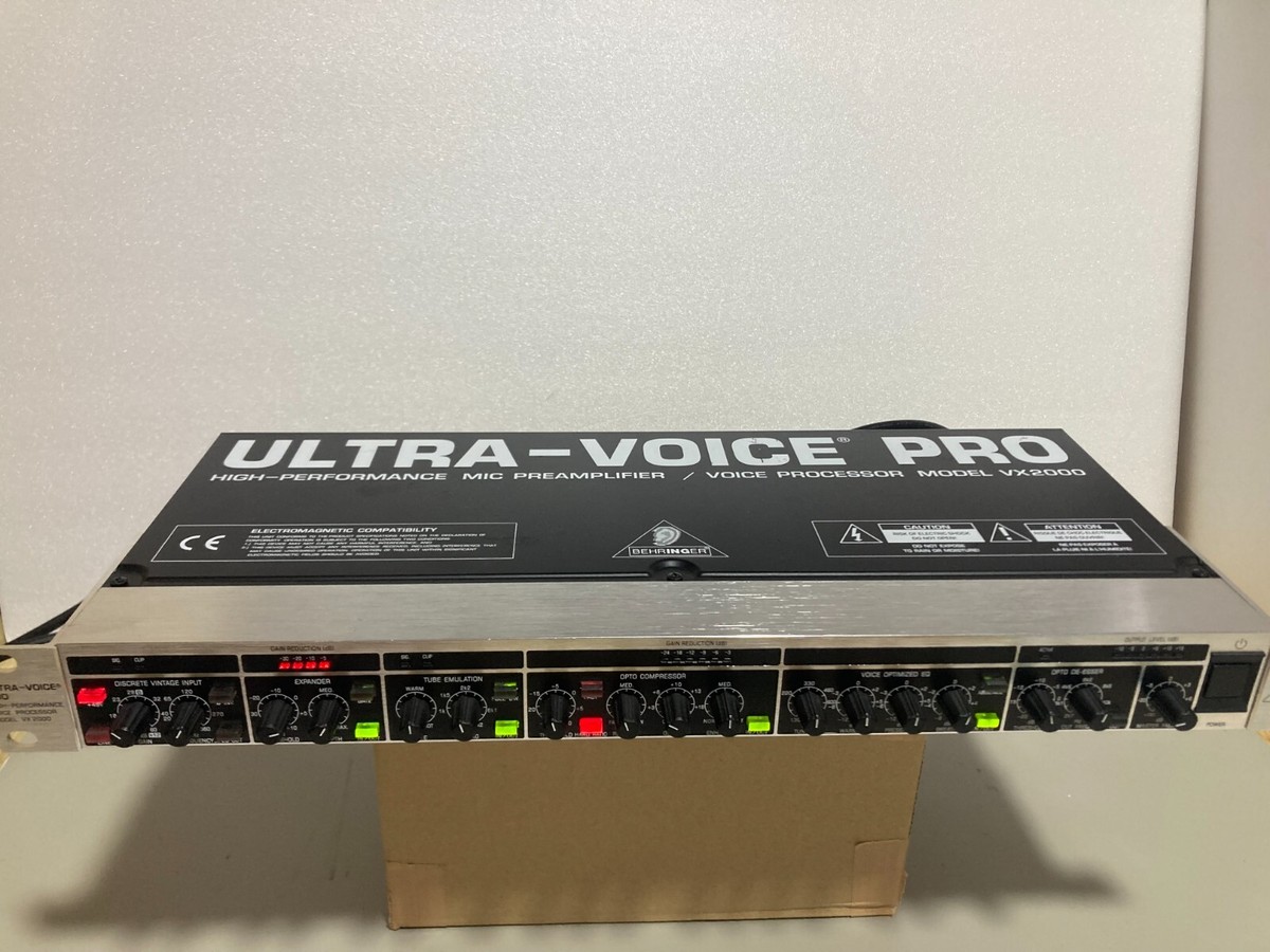BEHRINGER ベリンガー VX2000 ULTRA-VOICE PRO Behringer VX2000 Ultra-Voice Pro Mic Preamp / Voice