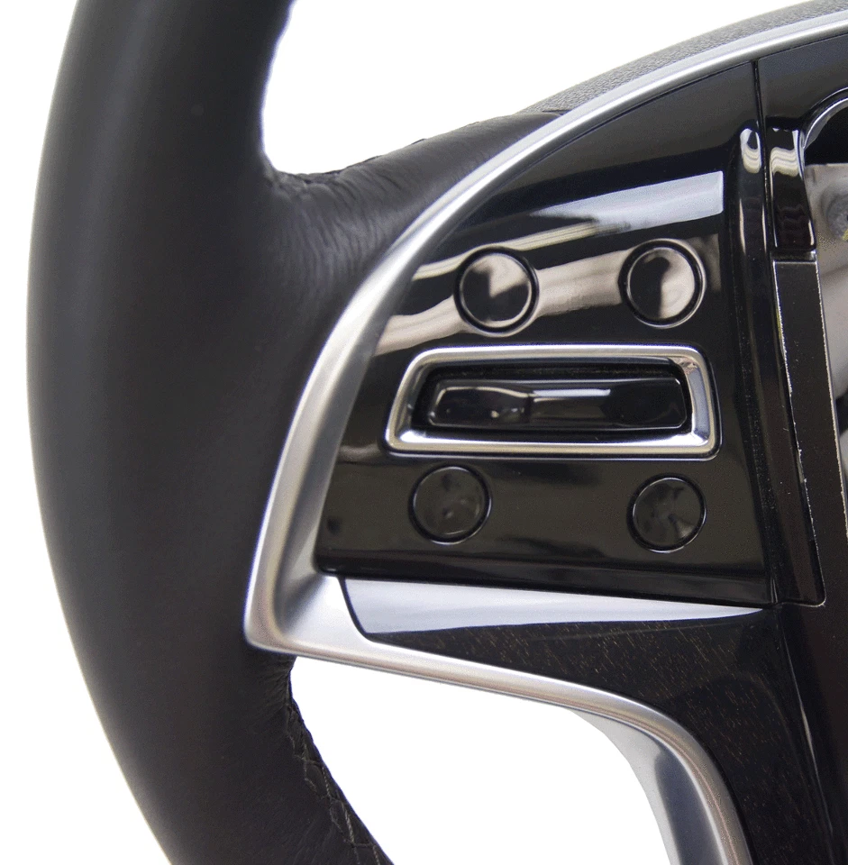 2014 Cadillac SRX Steering Wheel Black Leather W/CC New 23187007 23114549 - Image 2 of 4