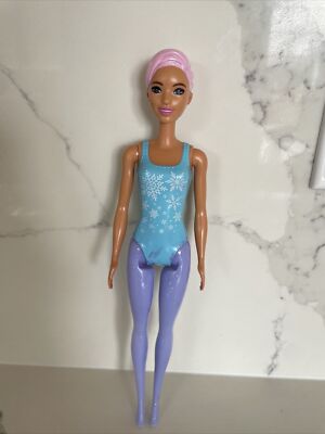 Mattel 2020 Barbie Color Reveal Barbie Advent Calendar Pink Hair Doll  Snowflake