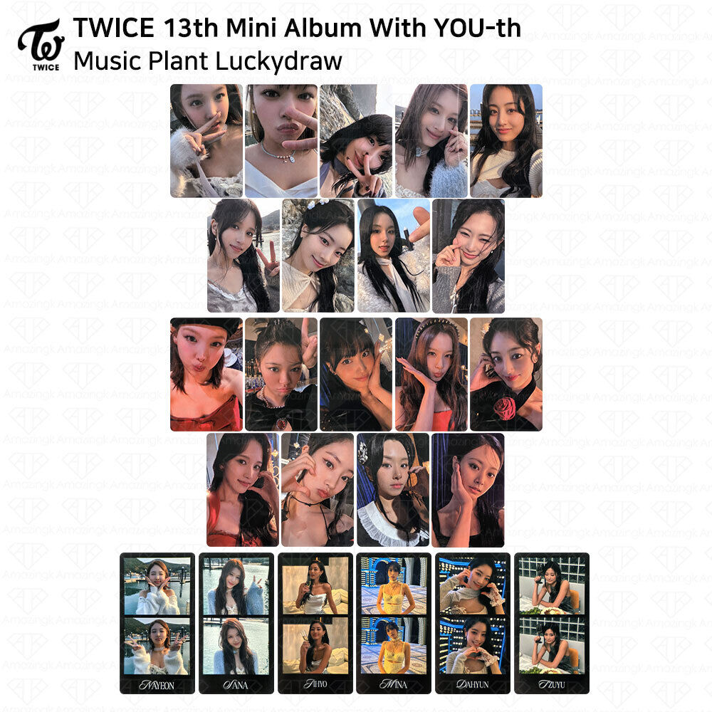 TWICE 13th Mini Album With YOU-th Music Plant Luckydraw TWICE 13th Mini Album With YOU-th Music Plant Luckydraw
