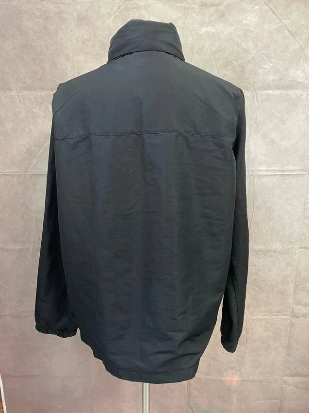 Chaqueta cortavientos con capucha negra talla XL Matix para hombre Foto 3 de 4