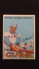 1967 Topps baseball cards # 87 George Altman  ( G to VG )