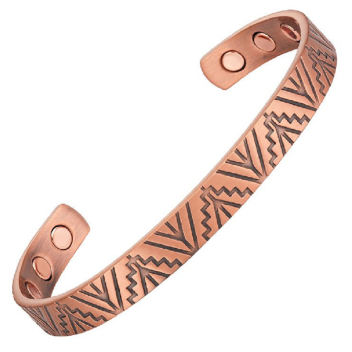 Bracelet en cuivre Naia 3000 Gauss pour soulager les tensions articulaires du poignet au quotidien