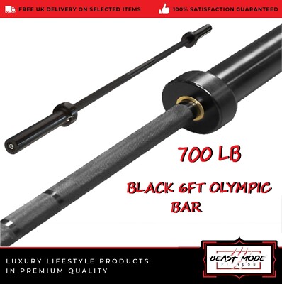 BEAST MODE 2'' Loch Disc Hantel Olympia Langhantel 6ft & 7ft B58