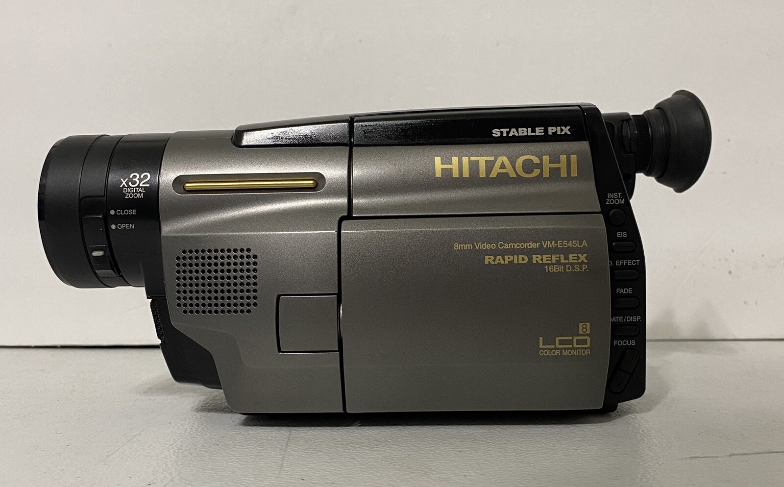 Hitachi VME455LA 8mm Video Camcorder Bundle NTSC Tested and Working eBay