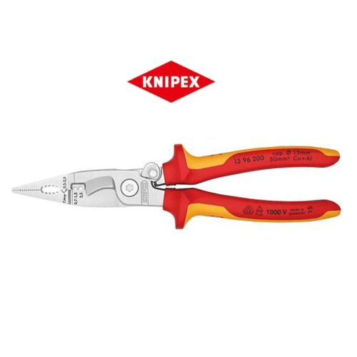 Knipex Isolierzange 13 96 200 SB (8") 200 mm Zange - Bild 1 von 2