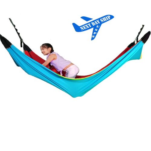 Sensory Therapy For Kid Acrobat Hammock, Swing,Autism,Educational Material,Pink - Picture 1 of 20