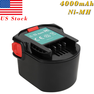 4000mAh 12V Ni-MH Battery For AEG B1214G B1215R M1230R BS12X Ridgid 130252002