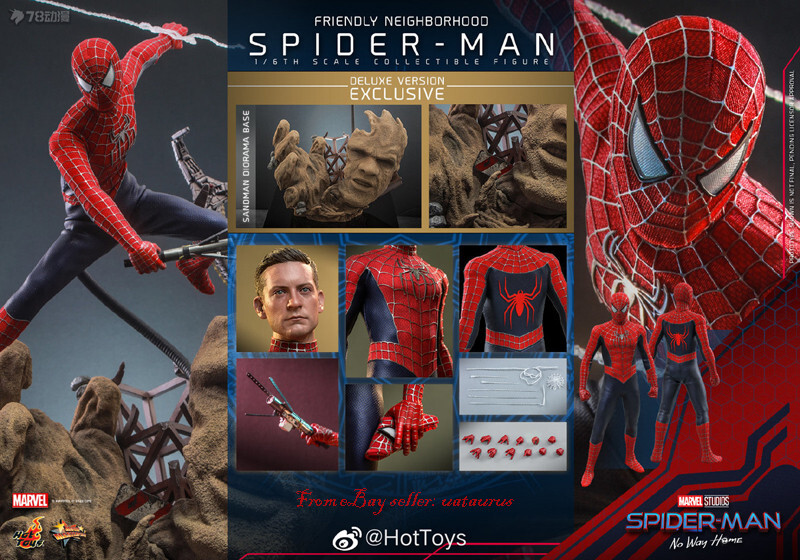 Perfect Hot Toys 1/6 Mms662 Spider-Man (Tobey Maguire) Deluxe