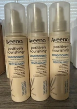 Lot of 3 Aveeno Nourish + Conditioning Leave-In Treatment 153 ml / 5.1 oz each