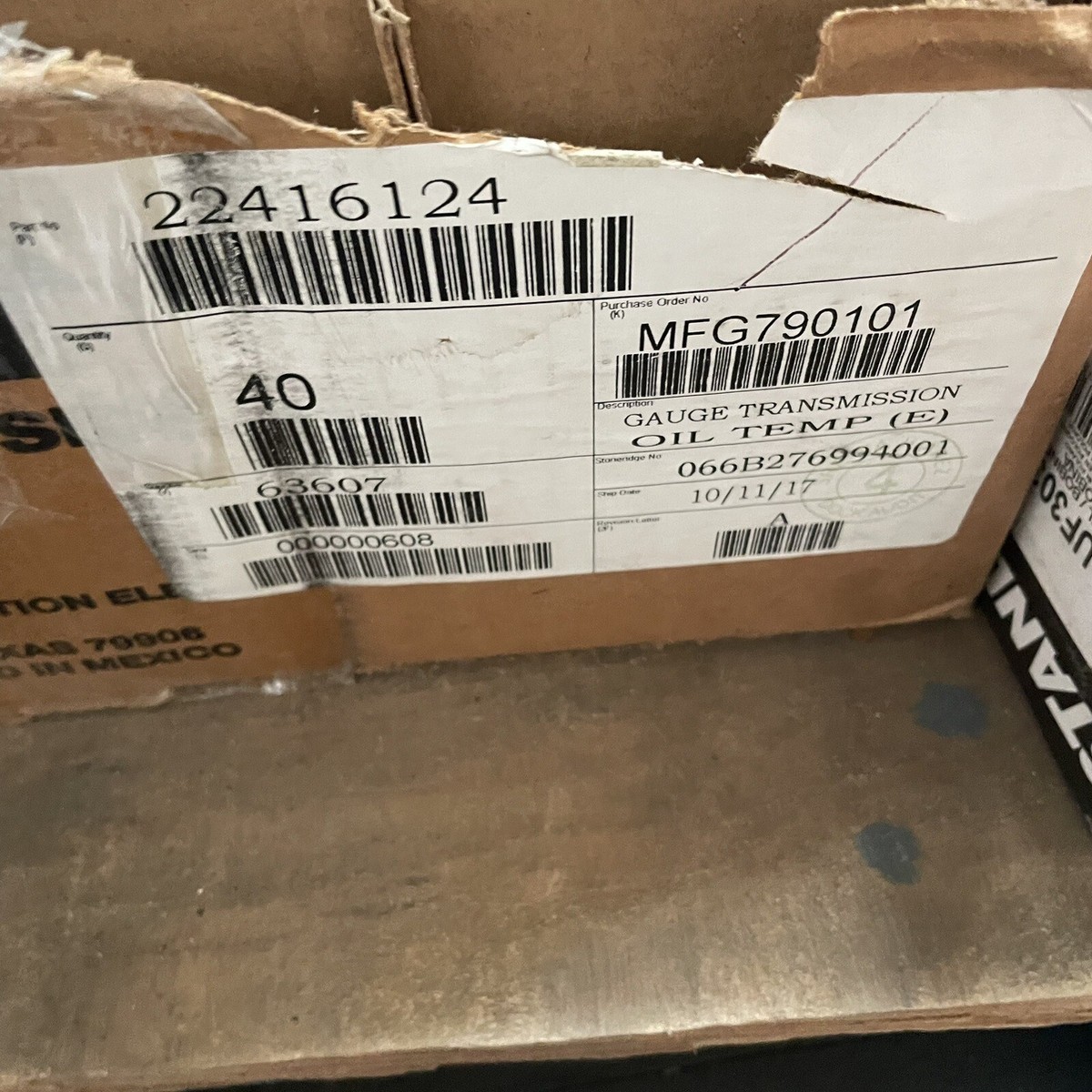 NEW MACK 22416124 - TEMPERATURE GAUGE | eBay NEW MACK 22416124 - TEMPERATURE GAUGE | eBay
