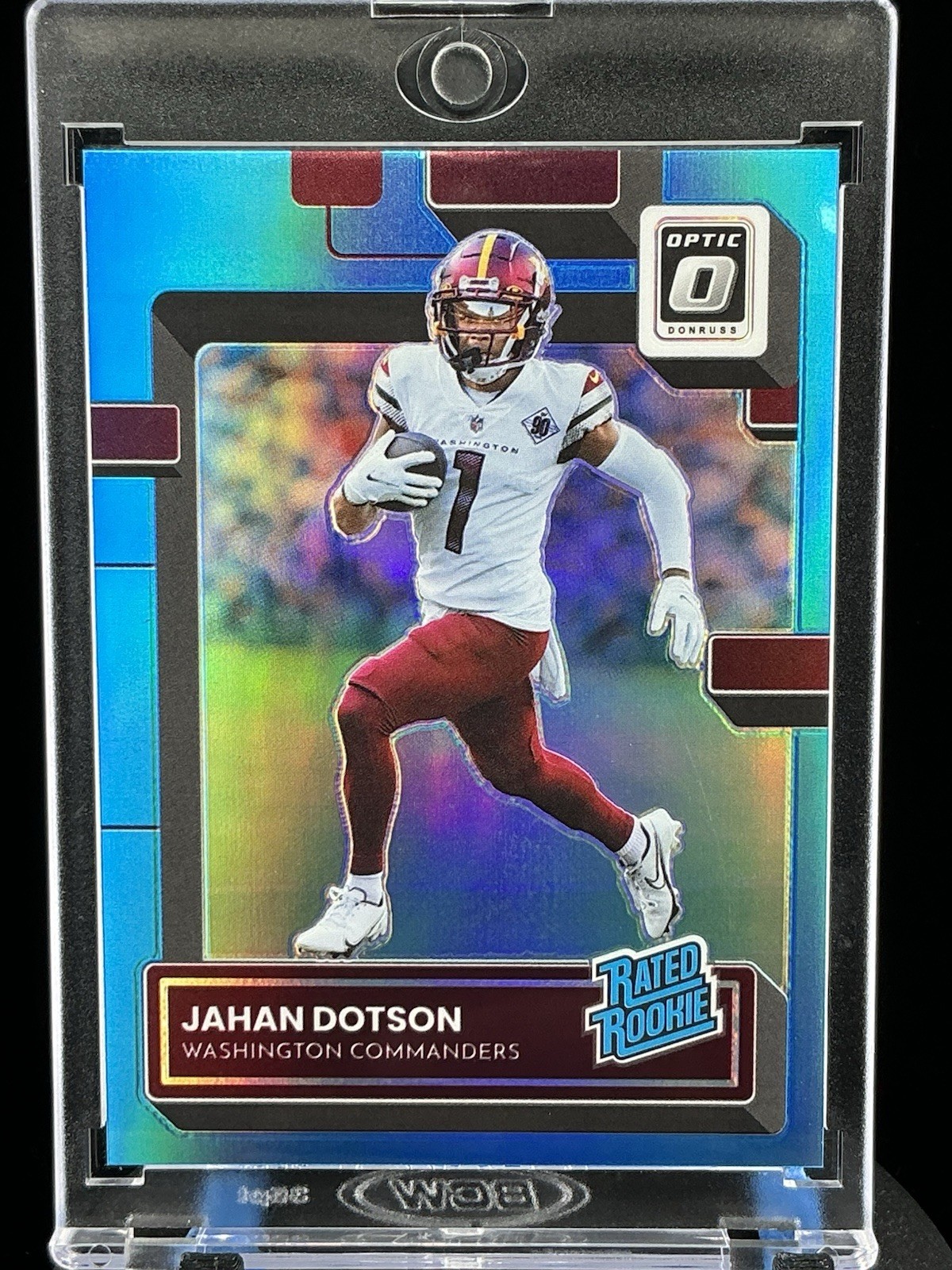 2022 Donruss Optic Jahan Dotson Aqua Prizm Rated Rookie /299 Commanders #210