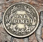 1916-S San Francisco Mint Silver Barber Dime USA 🇺🇸 Historic Silver Coin