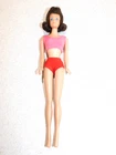 Barbie:  VINTAGE Brunette STRAIGHT LEG MIDGE Doll No Box!