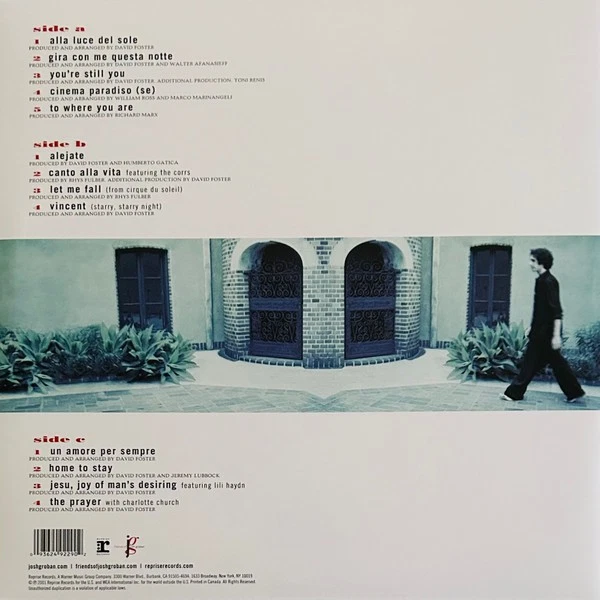 New: JOSH GROBAN - Josh Groban Barnes & Noble Exclusive First On Vinyl LP — 第 3/3 张图片