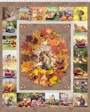 CLOTHWORKS - The Secret Life of Squirrels 3 - PANEL - Digital - Multi - PL1123-