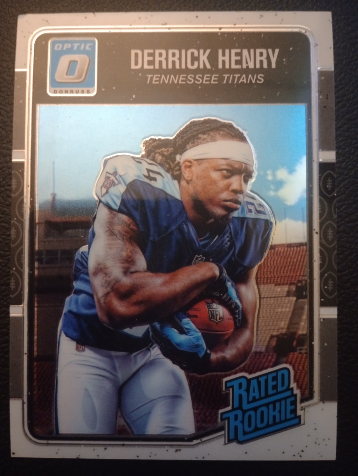 2016 Donruss Optic #165 Derrick Henry Rookie RR RC Titans - (Corner Damage) EX