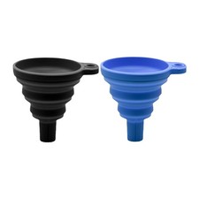 Car Oil Funnel Foldable Silicone Splash-Proof Universal Multi-Purpose