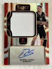 2025-26 Panini Select EuroLeague Daniel Theis Prime Prizm Jersey Auto #/75