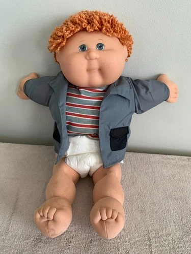 CABBAGE PATCH KIDS Doll Orange Hair Blue Eyes Designer 2004 Play Along PA-3 Used
