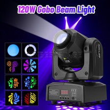 PAIDUN 120W LED Moving Head Stage Light RGBW Gobo Beam Wash Effect DJ Disco Bar