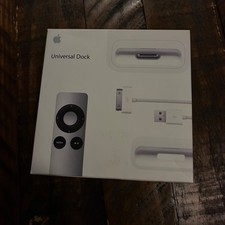 Apple White Universal Dock MC746LL/A with Remote and Adapters OS